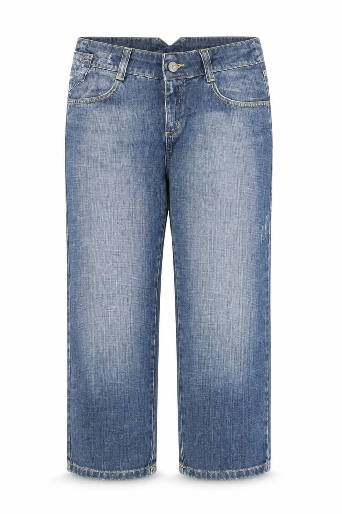 Madonna Womens Blue Cotton Straight Jeans Size 29 in Regular Zip