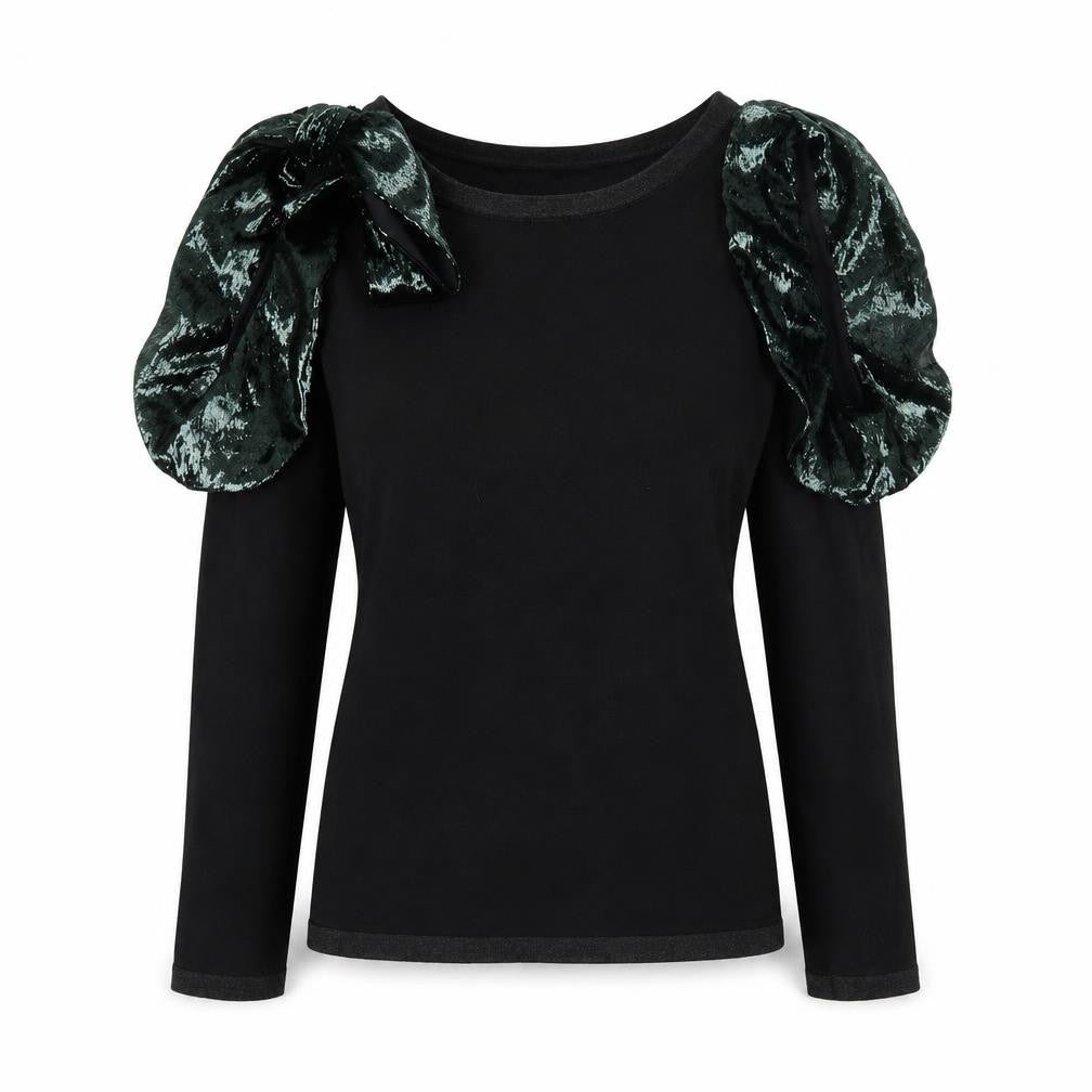 Coast Womens Black Round Neck Polyester Pullover Jumper Size XS