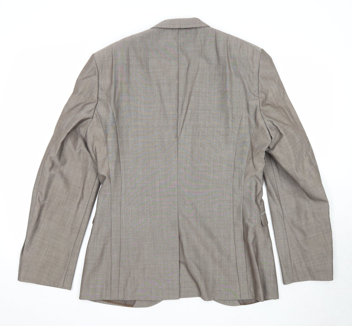 NEXT Mens Beige Wool Jacket Suit Jacket Size 40 Regular