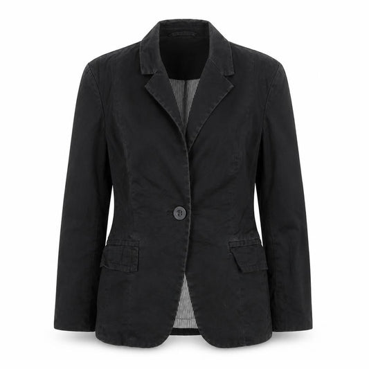 New Look Womens Black Jacket Blazer Size 8 Button