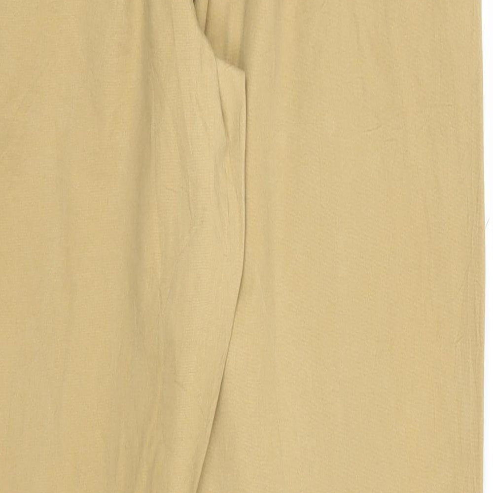 Sinsay Womens Beige Cotton Trousers Size XL Regular