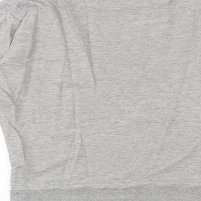 H&M Womens Grey Cotton Pullover Sweatshirt Size M Pullover
