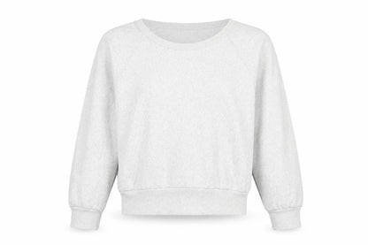 I Love H81 Womens Grey Cotton Pullover Sweatshirt Size M Pullover