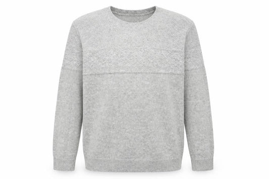 Gap Mens Grey Round Neck Acrylic Pullover Jumper Size L Long Sleeve