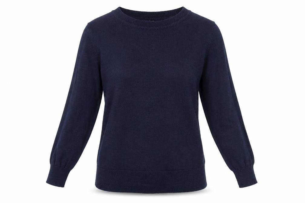 NEXT Womens Blue Round Neck Cotton Pullover Jumper Size 6