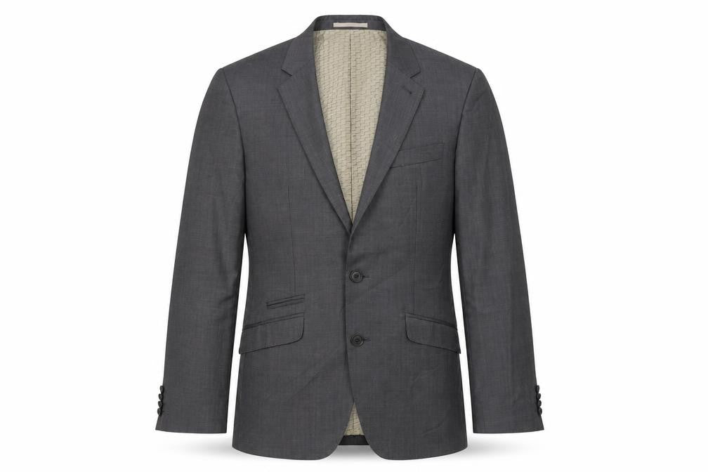 NEXT Mens Grey Wool Jacket Suit Jacket Size 38 Regular