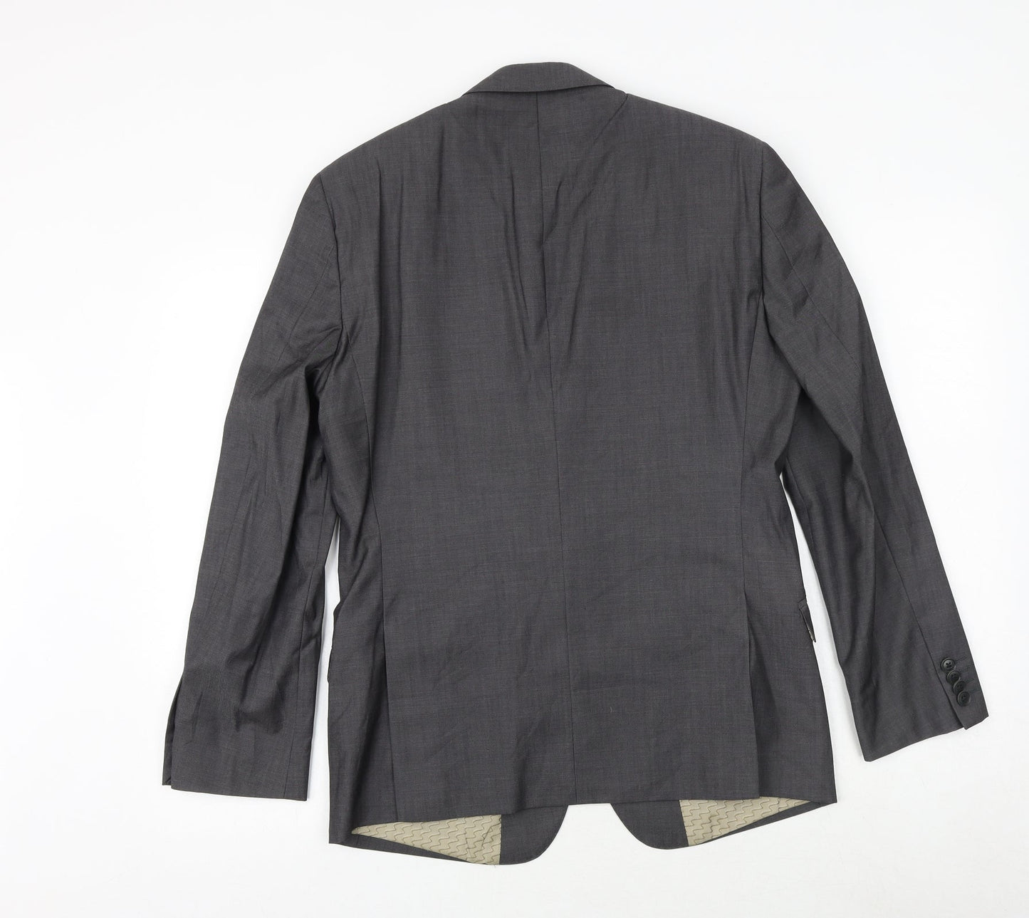 NEXT Mens Grey Wool Jacket Suit Jacket Size 38 Regular