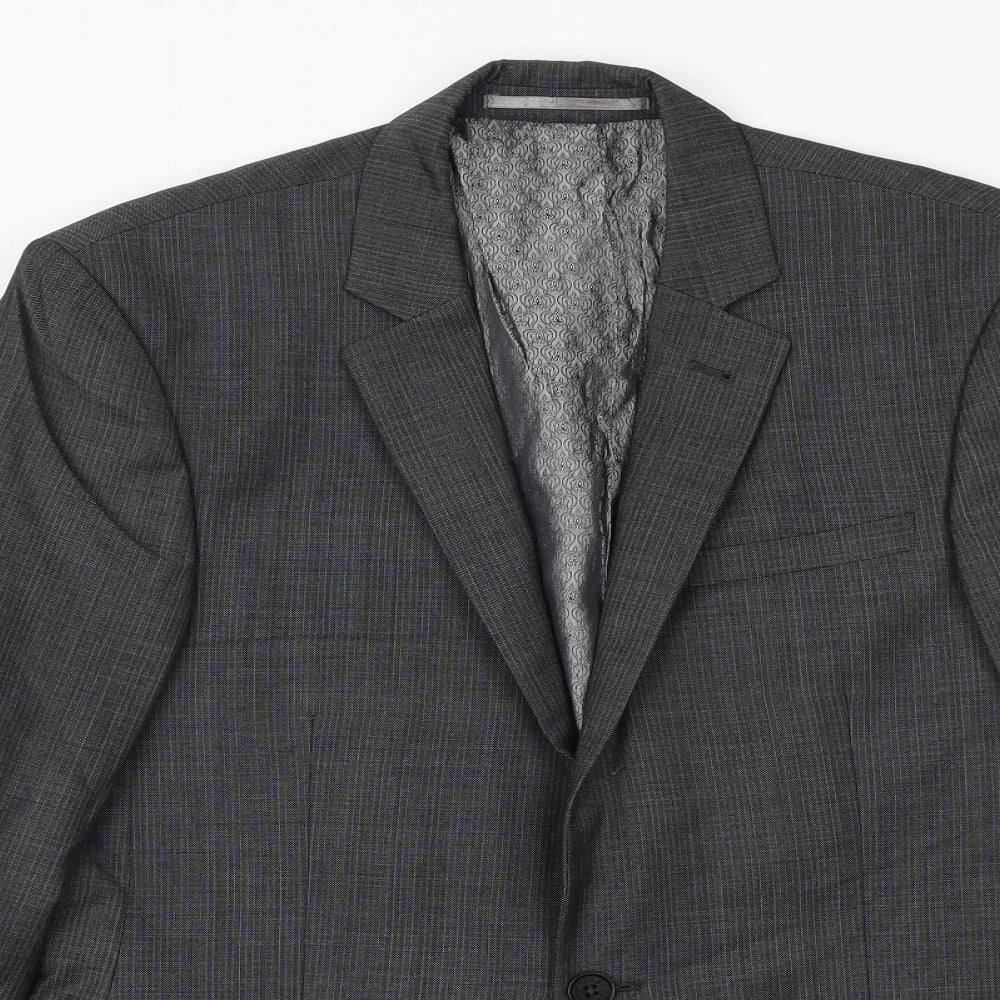 NEXT Mens Grey Wool Jacket Blazer Size 38 Regular