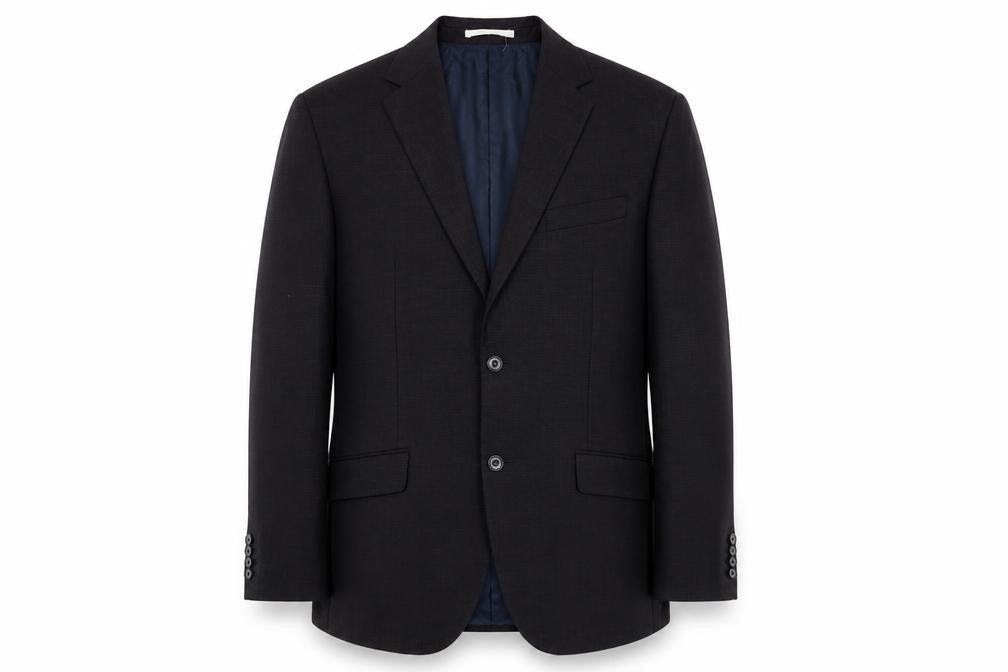 Marks & Spencer Mens Black Wool Jacket Suit Jacket Size 40 Regular