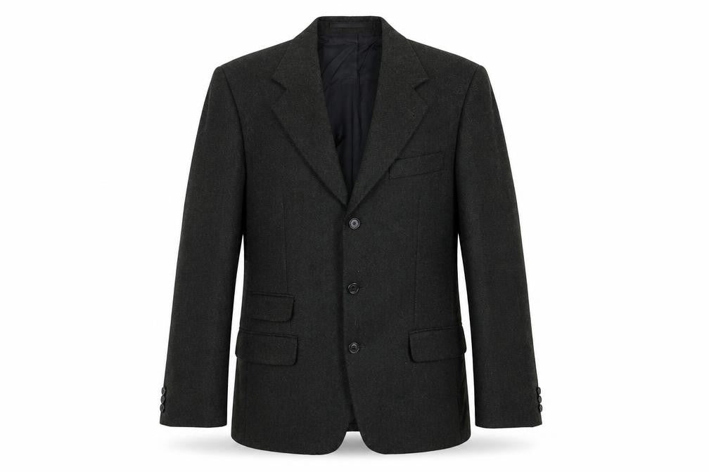 Canada Mens Grey Wool Jacket Suit Jacket Size 38 Regular