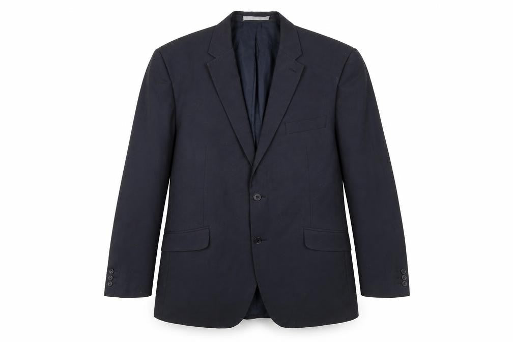 Burton Mens Grey Polyester Jacket Suit Jacket Size 44 Regular
