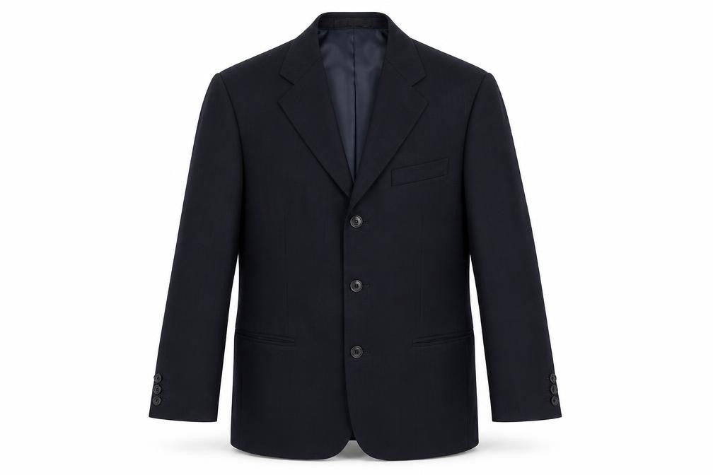 ARMANDO Mens Blue Polyester Jacket Suit Jacket Size 38 Regular