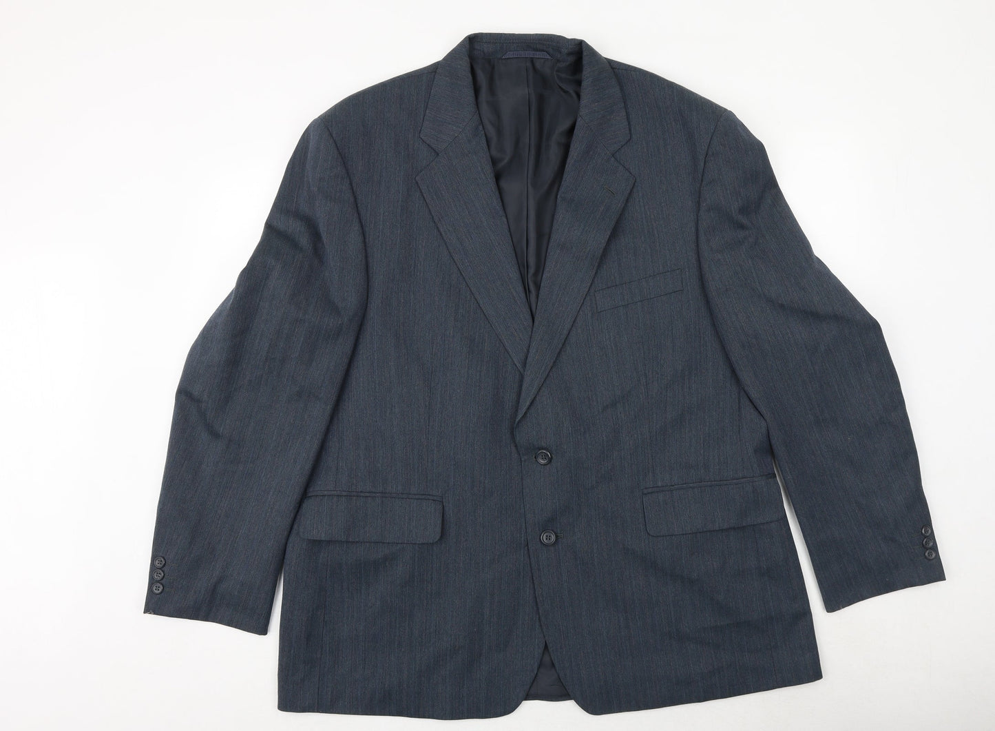 Debenhams Mens Blue Polyester Jacket Suit Jacket Size 48 Regular