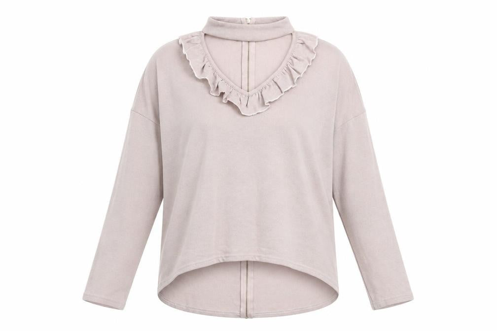 Quiz Womens Pink Round Neck Viscose Pullover Jumper Size M - Cut Out