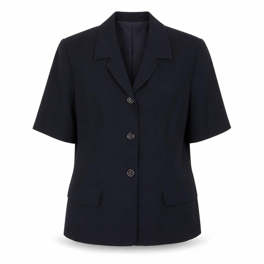 Marks & Spencer Womens Blue Jacket Blazer Size 12 Button