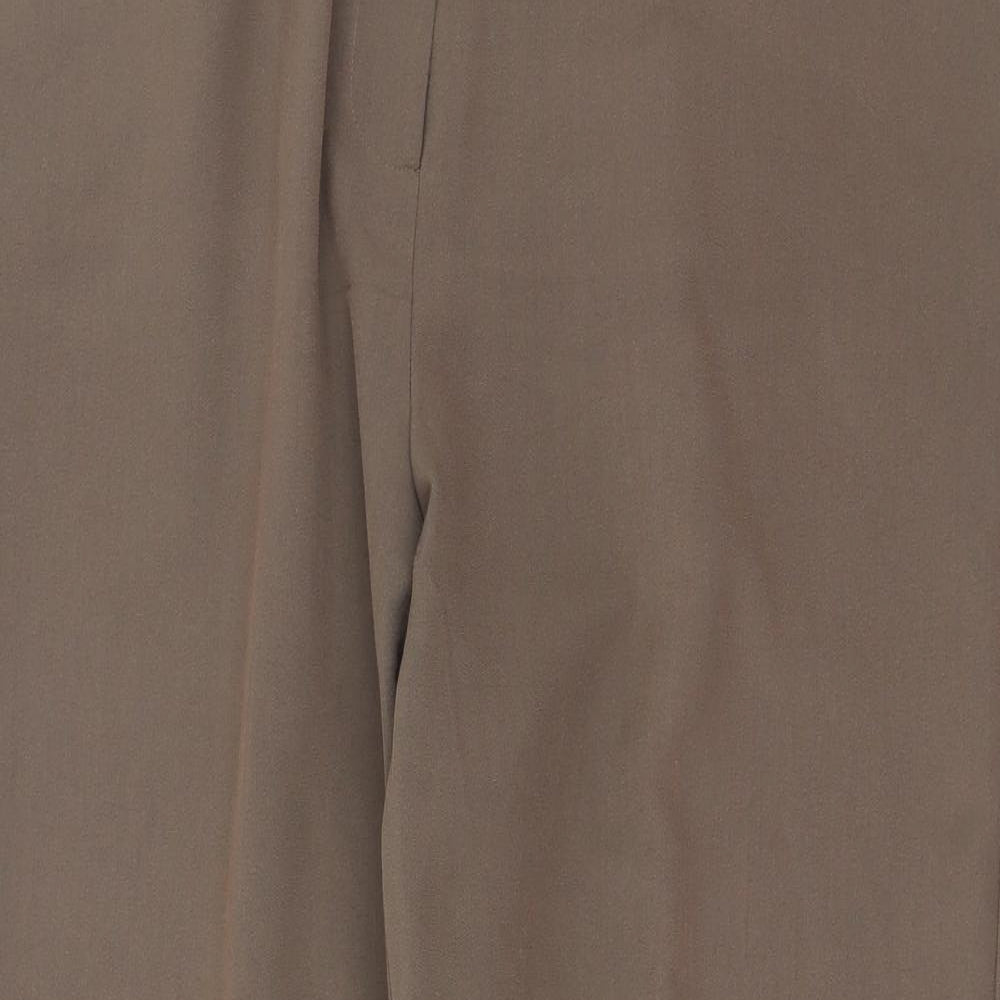 Julipa Womens Grey Polyester Trousers Size 16 Regular Zip