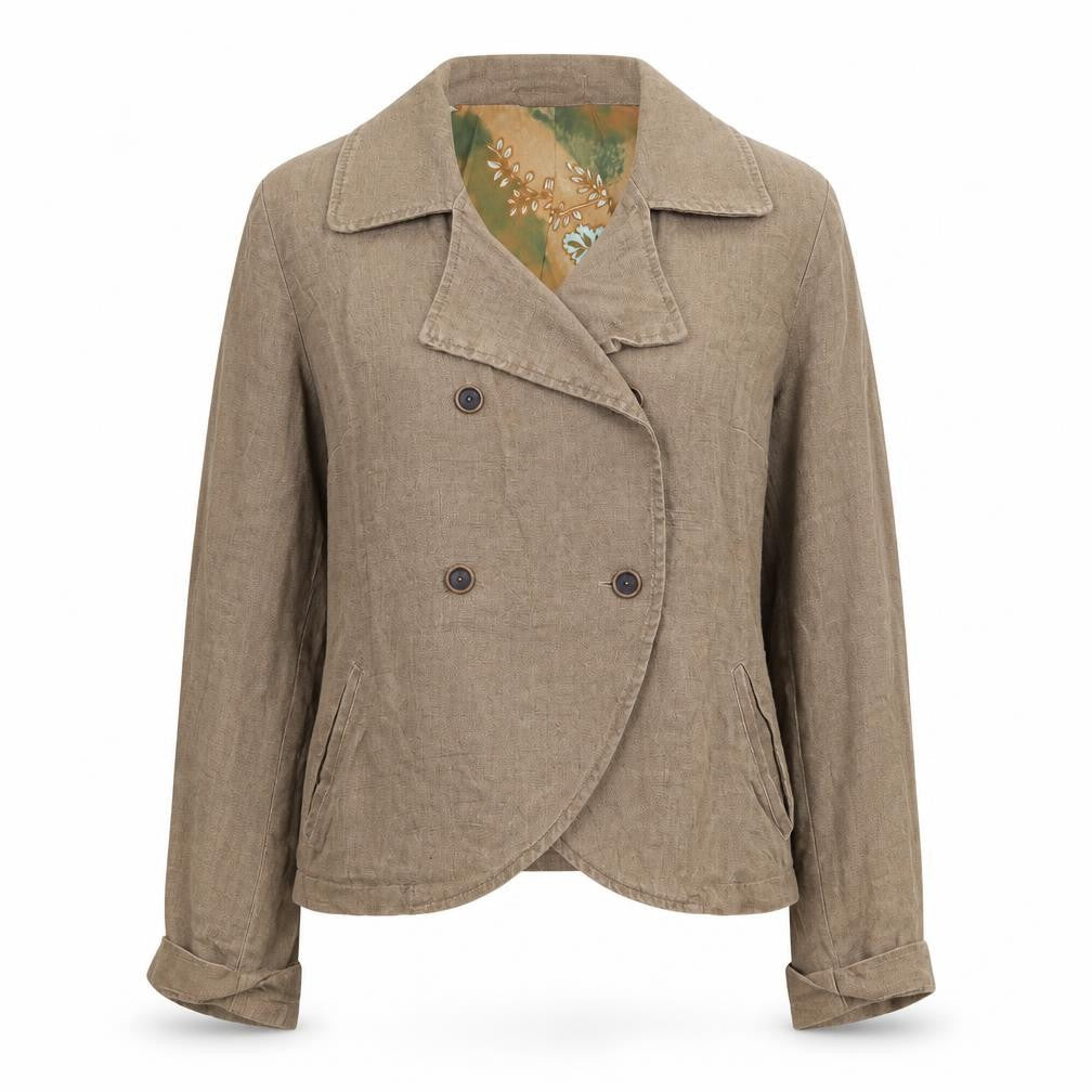 Marks and Spencer Womens Brown Jacket Blazer Size 12 Button