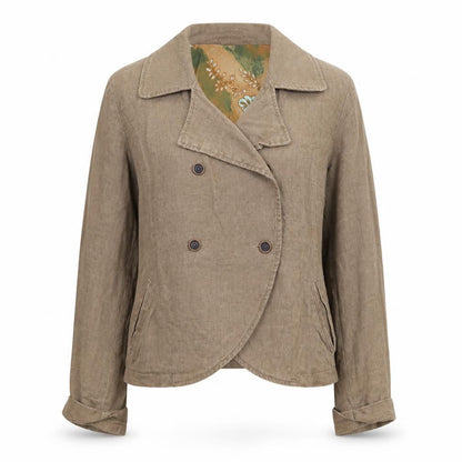 Marks and Spencer Womens Brown Jacket Blazer Size 12 Button