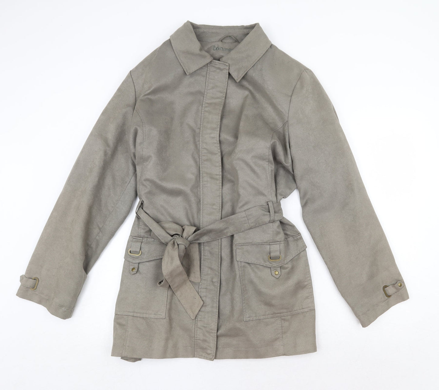 Bonmarché Womens Green Jacket Size L Zip