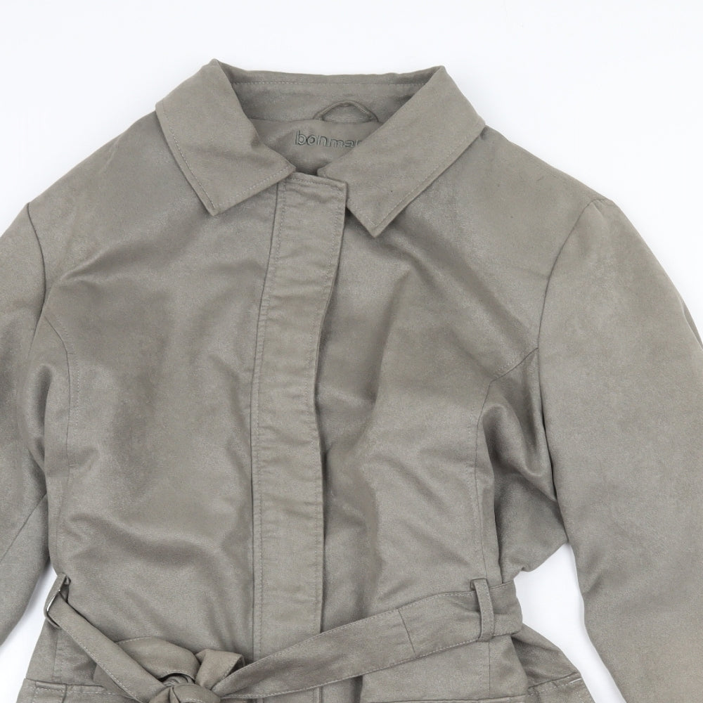 Bonmarché Womens Green Jacket Size L Zip