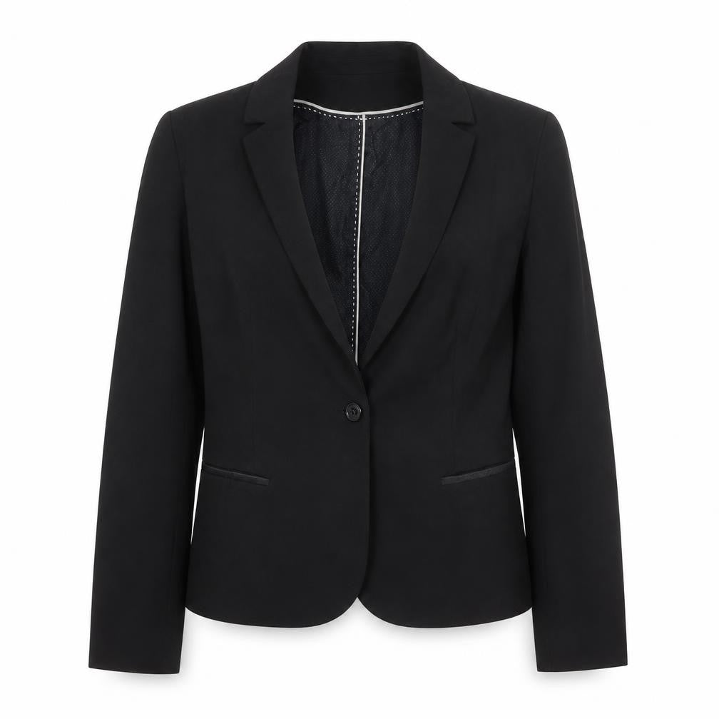 Kookai Womens Black Jacket Blazer Size 10 Button