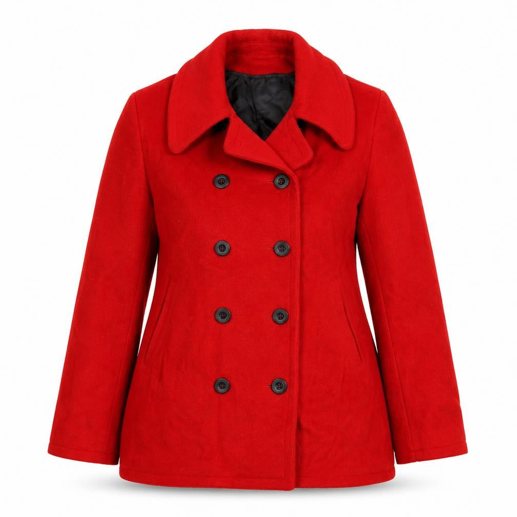 Marks & Spencer Womens Red Jacket Size 10 Button
