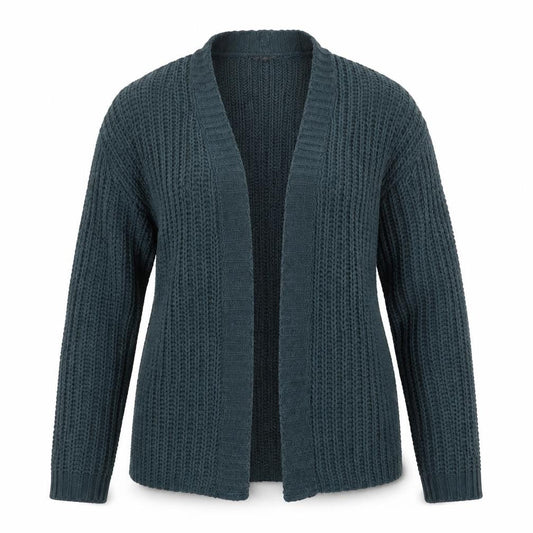 ASOS Womens Green V-Neck Polyester Cardigan Jumper Size M