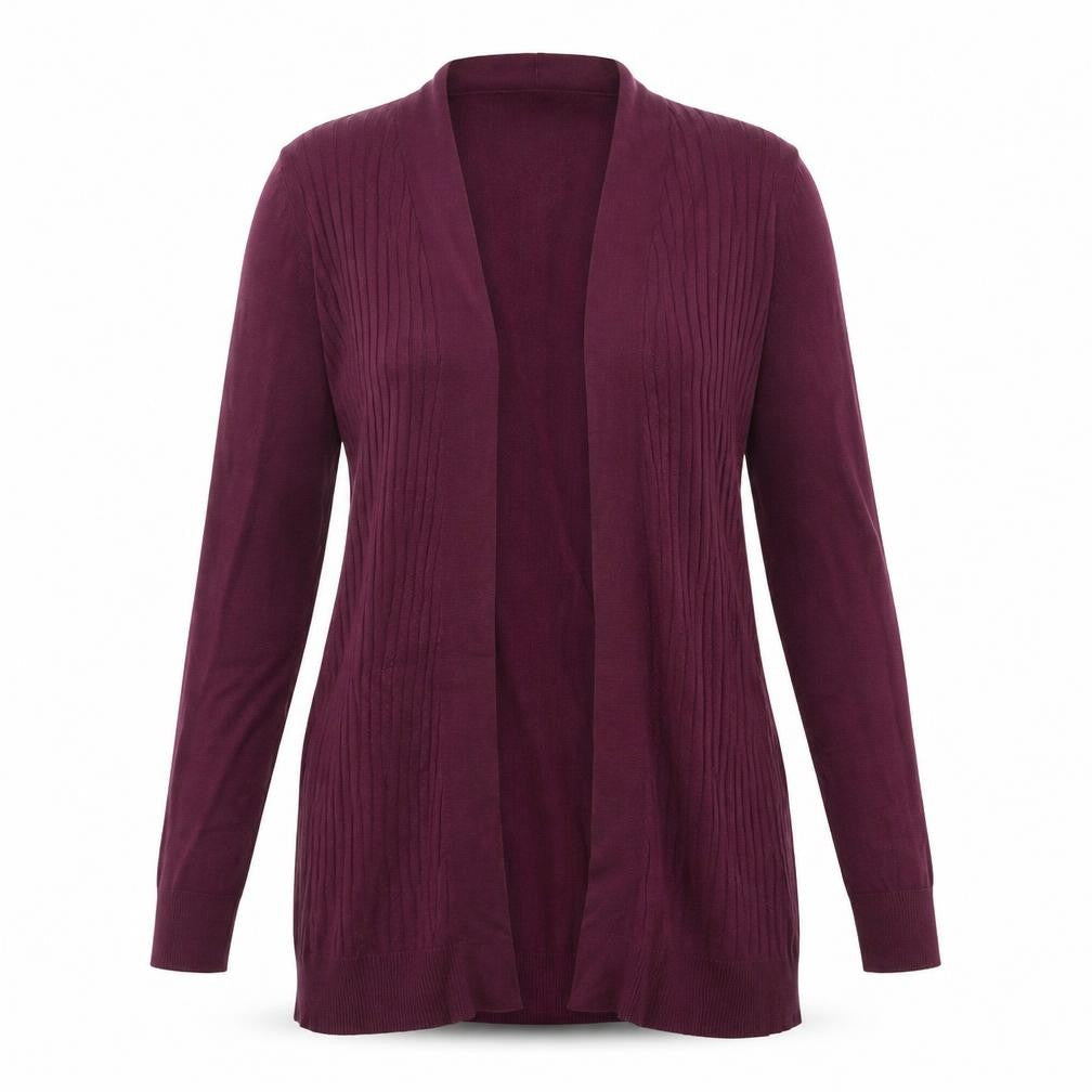 Marks & Spencer Womens Purple V-Neck Viscose Cardigan Jumper Size S