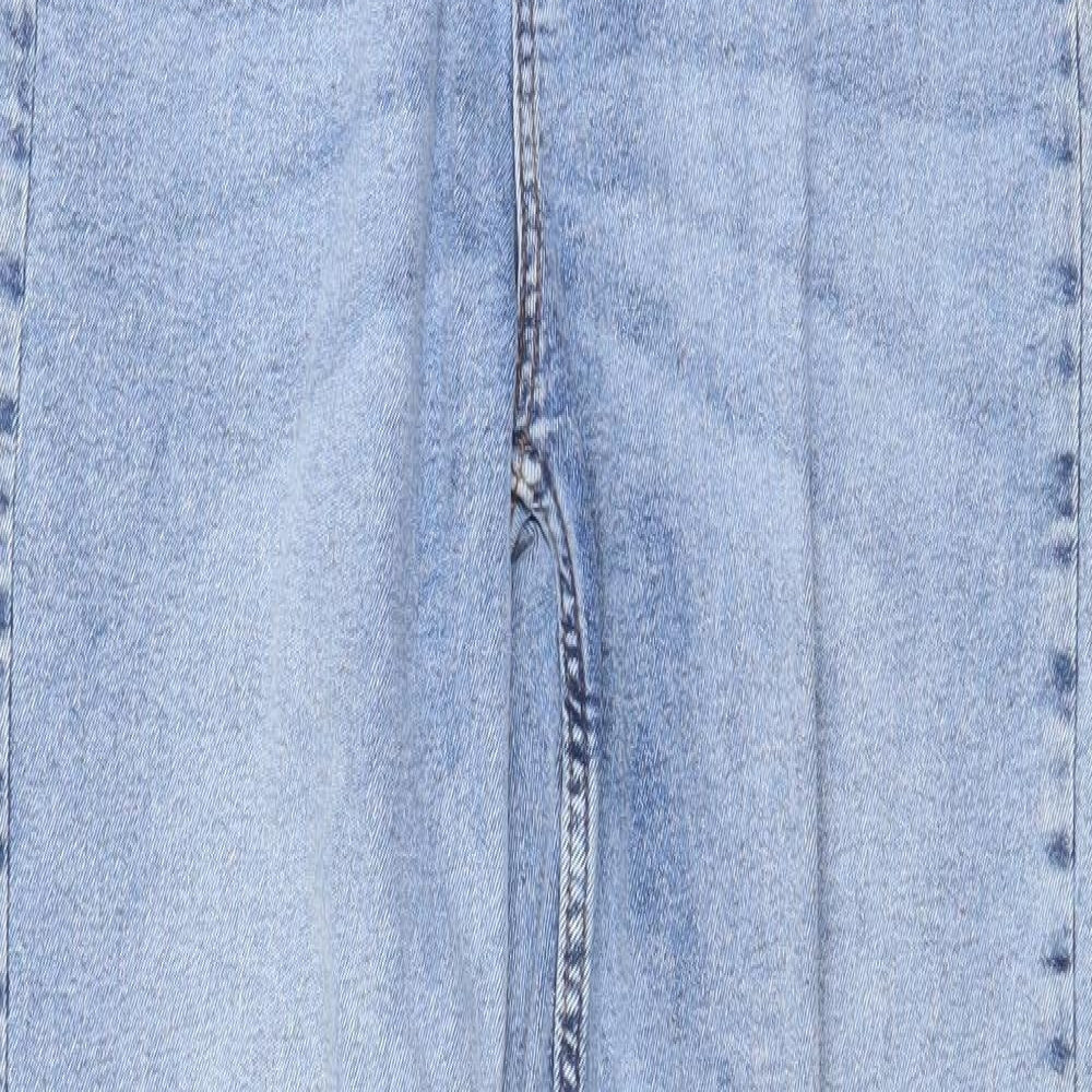 Pieces Womens Blue Cotton Skinny Jeans Size XS Regular Zip