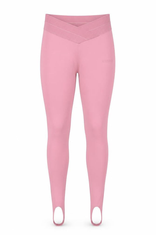 Misspap Womens Pink Polyester Jogger Leggings Size 10 Regular Pullover