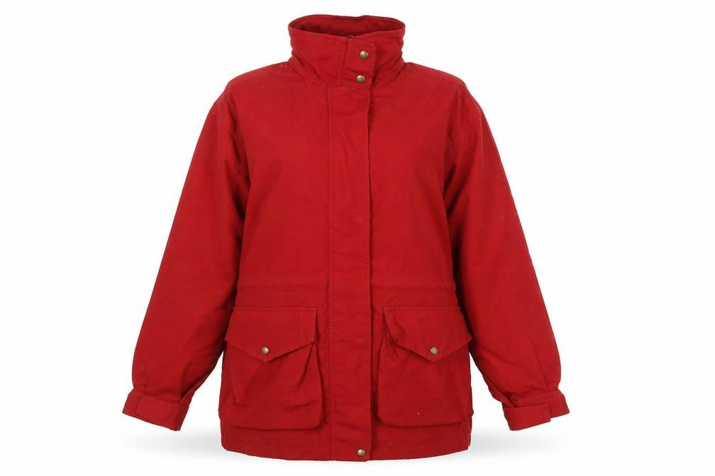 Lands' End Womens Red Jacket Size 6 Zip - Size 6-8