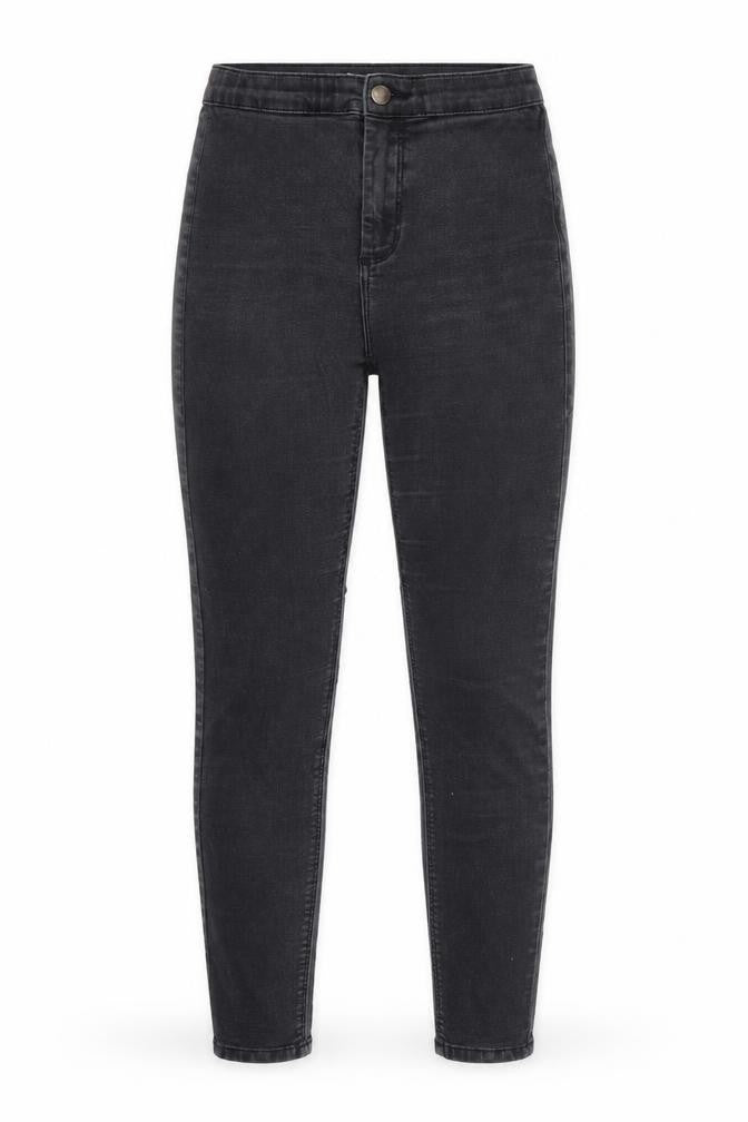 Topshop Womens Grey Cotton Skinny Jeans Size 28 Regular Zip