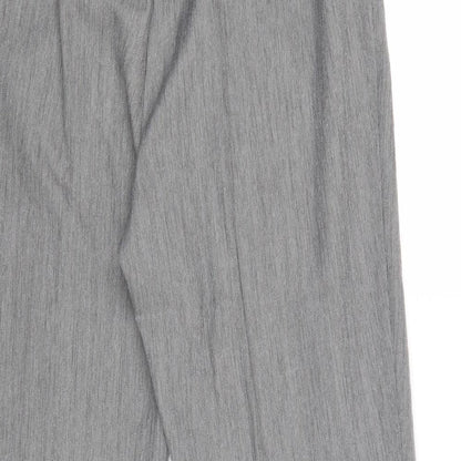 Classics Womens Grey Polyester Trousers Size 16 Regular