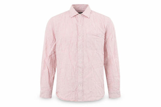 Gap Mens Pink Cotton Button-Up Size M Collared Button