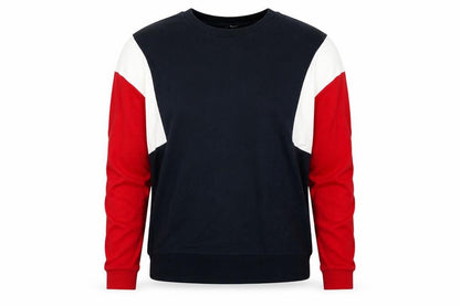 H&M Womens Multicoloured Colourblock 100% Cotton Pullover Sweatshirt Size M Pullover