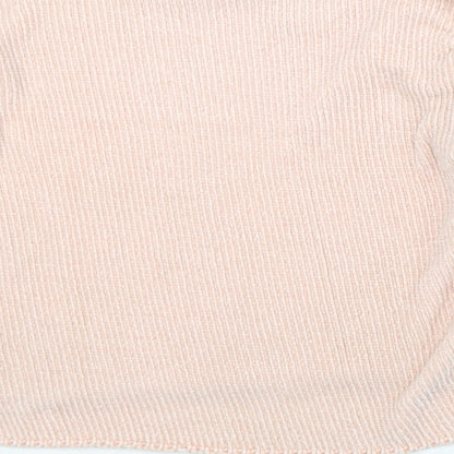 Noisy May Womens Pink Round Neck Polyester Pullover Jumper Size XS