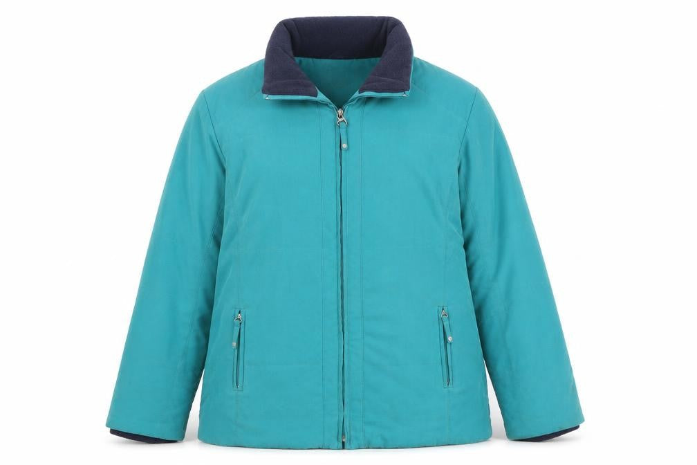 Klass Womens Blue Jacket Size 8 Zip