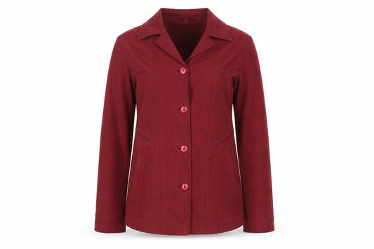 Klass Womens Red Jacket Size 10 Button