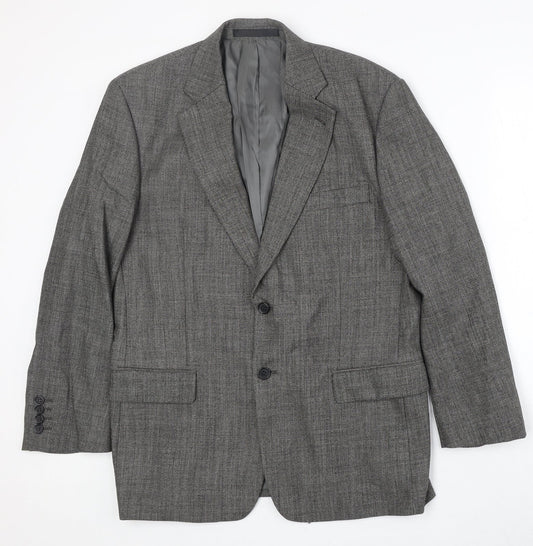 Marks and Spencer Mens Grey Wool Jacket Suit Jacket Size 40 Regular