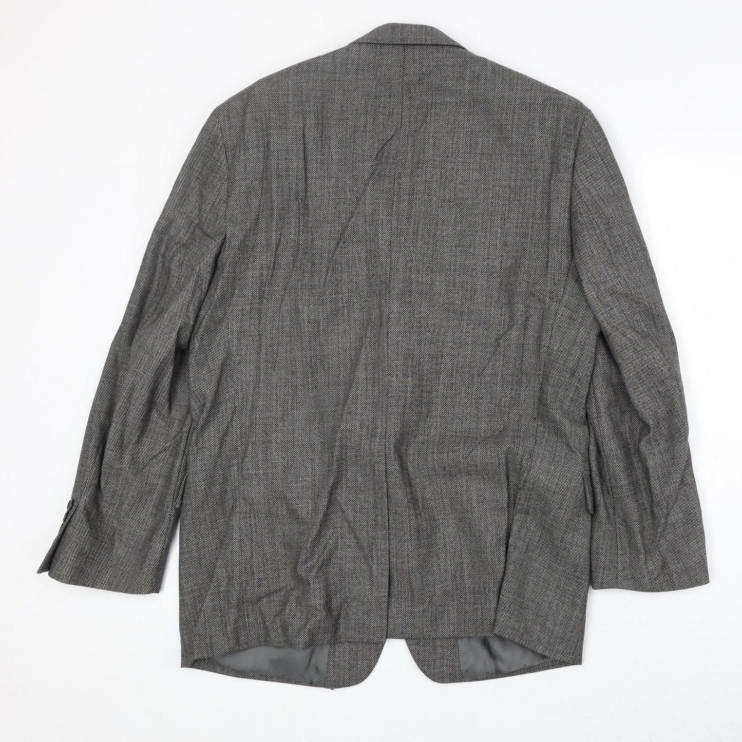 Marks and Spencer Mens Grey Wool Jacket Suit Jacket Size 40 Regular