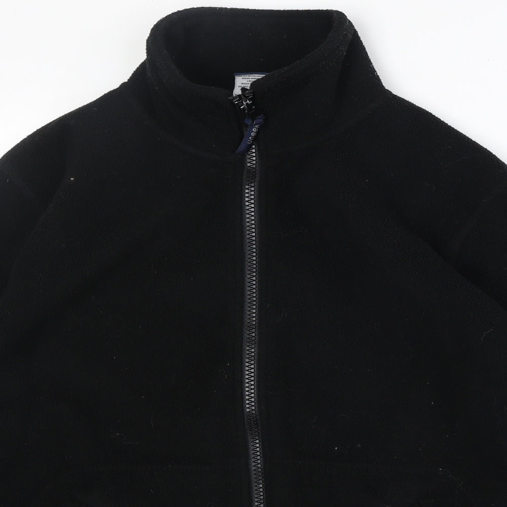 Uneek Womens Black Jacket Size S Zip