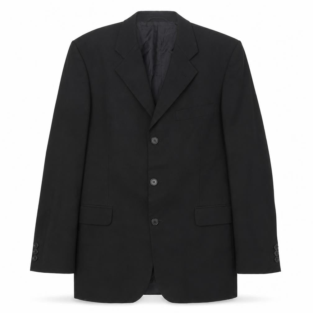 Burton Mens Black Polyester Jacket Suit Jacket Size 40 Regular