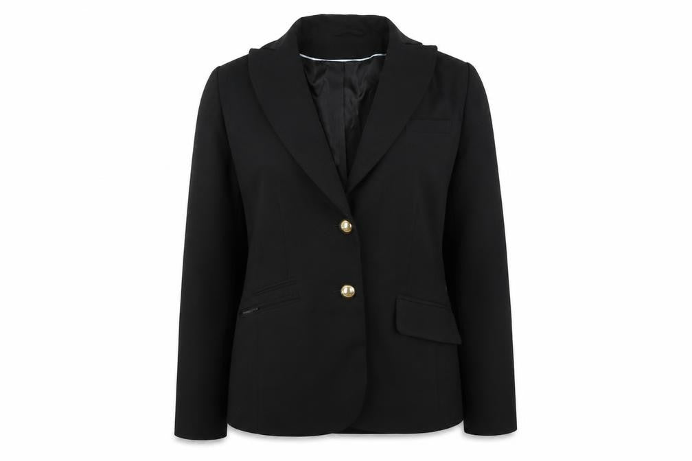 Dorothy Perkins Womens Black Polyester Jacket Blazer Size 12