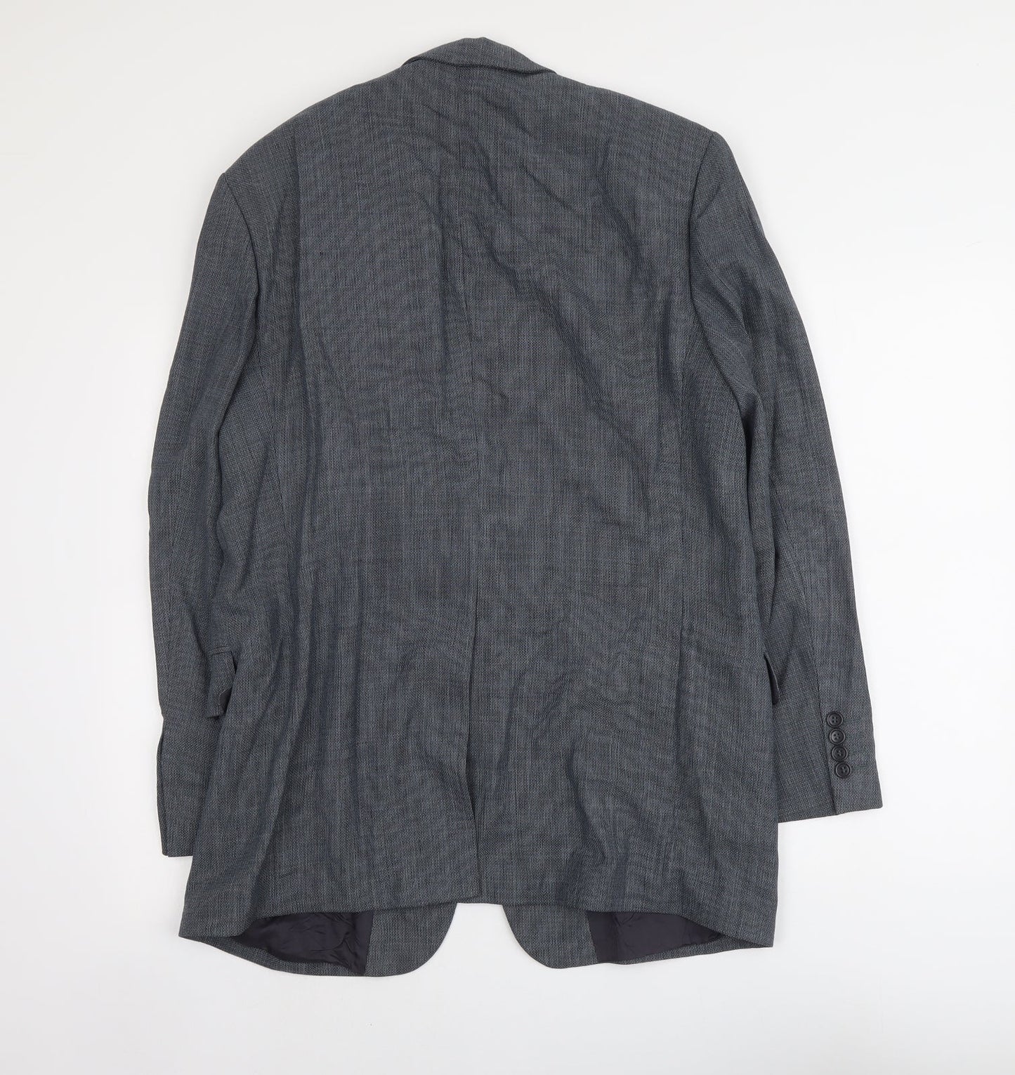 Marks and Spencer Mens Grey Wool Jacket Suit Jacket Size 40 Regular