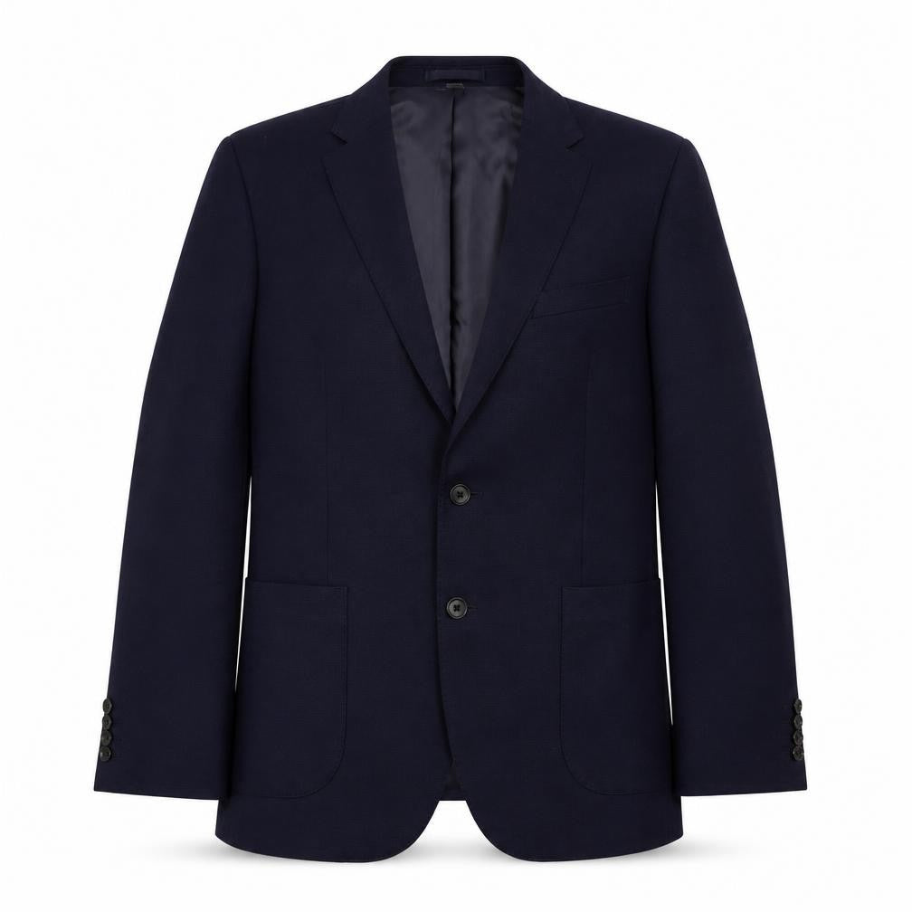 Marks & Spencer Mens Blue Polyester Jacket Suit Jacket Size 40 Regular