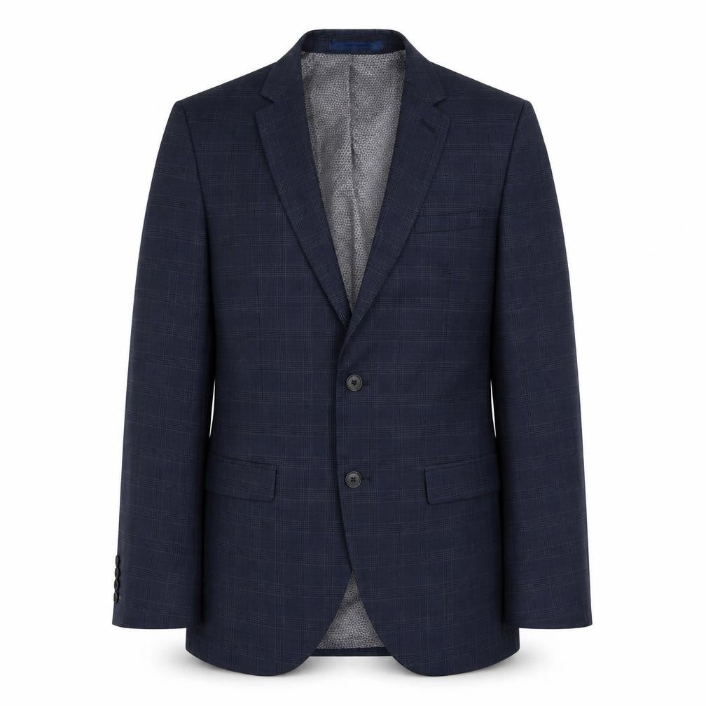 NEXT Mens Blue Polyester Jacket Suit Jacket Size 38 Regular