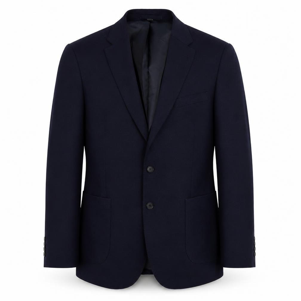 Marks & Spencer Mens Blue Polyester Jacket Suit Jacket Size 42 Regular
