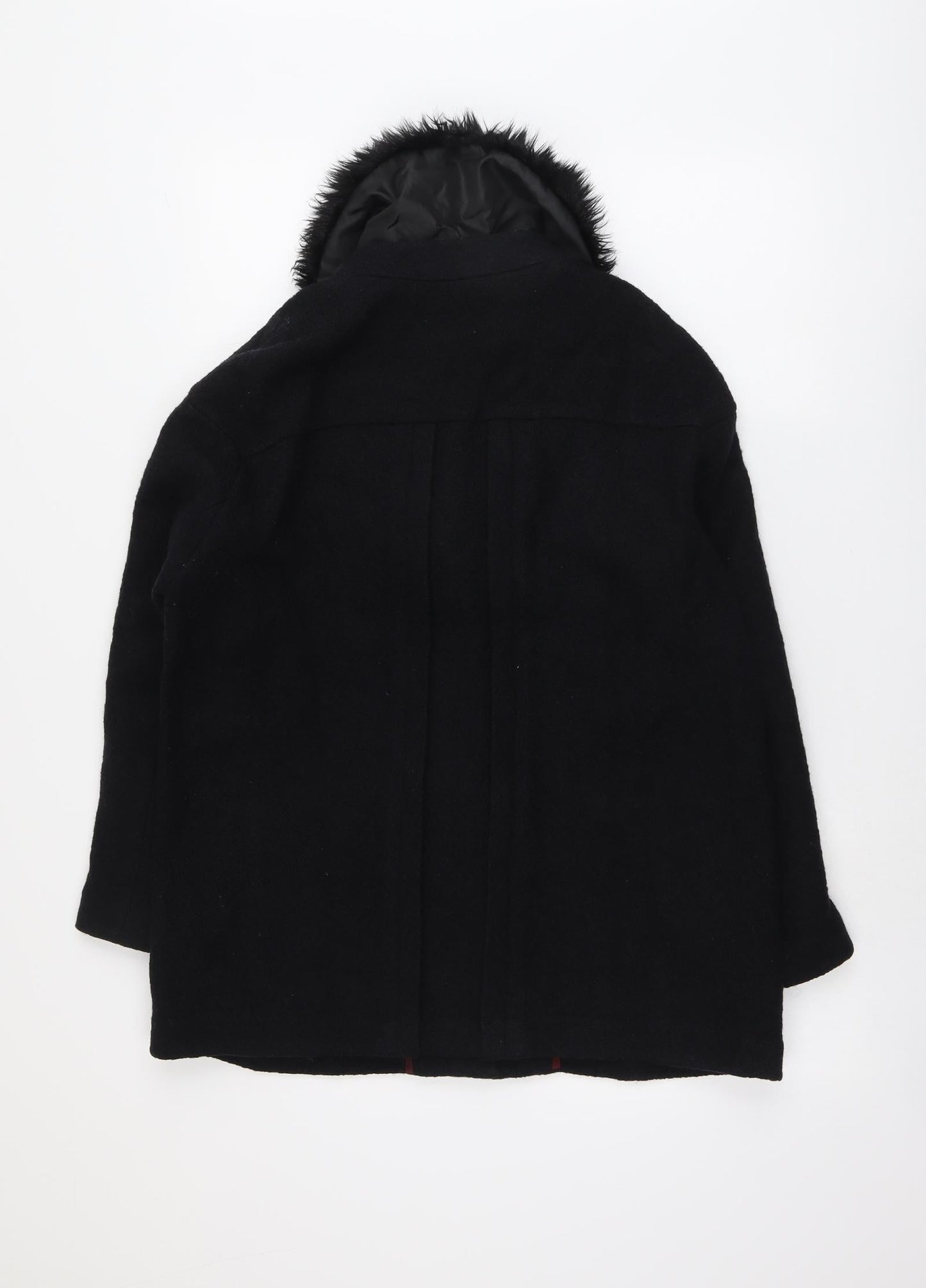 H&M Womens Black Jacket Size 8 Button