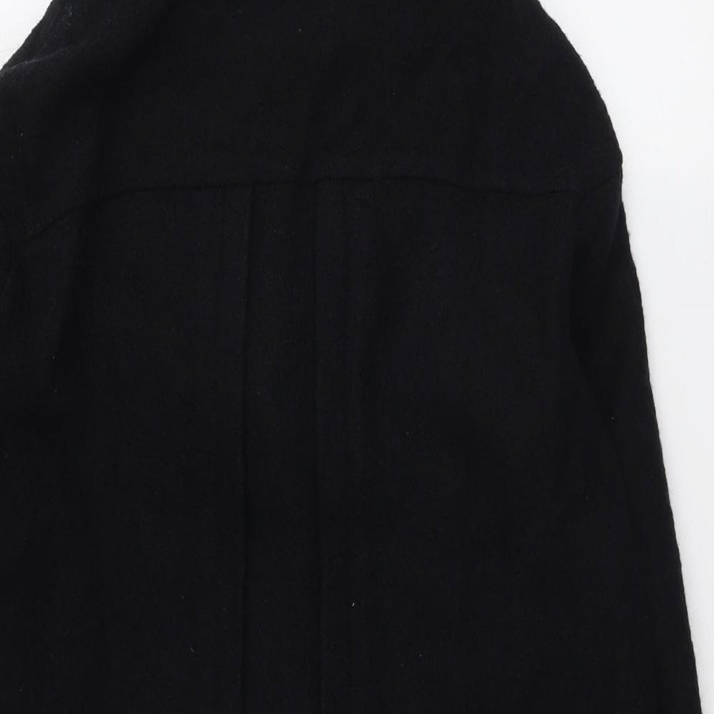 H&M Womens Black Jacket Size 8 Button