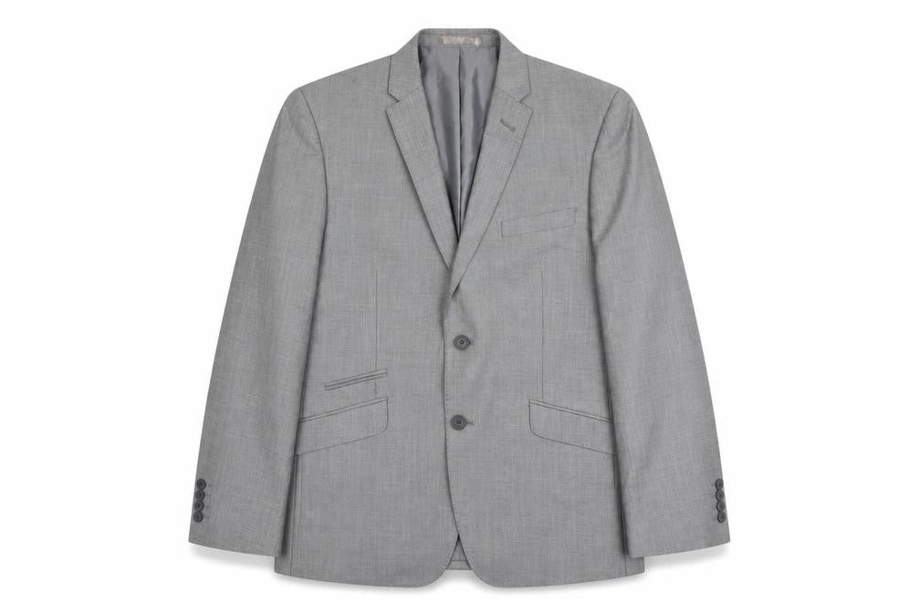 Butler & Webb Mens Grey Polyester Jacket Suit Jacket Size 40 Regular